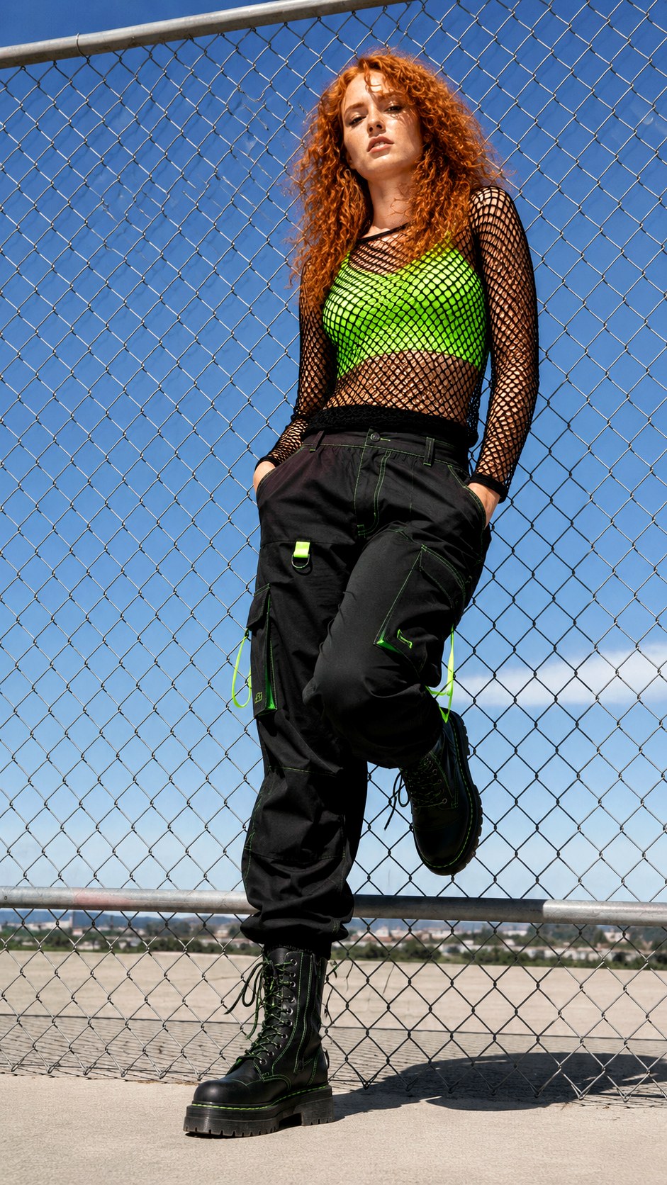Fishnet Top Layering Ideas - 20 Y2K Alternative Fashion outfit Ideas