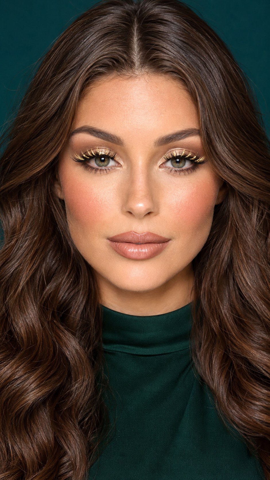 Gold Eyelash Makeup - 22 eyelashes make up ideas