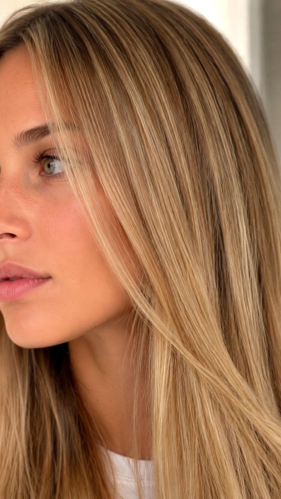 Golden Champagne Babylights highlights - 24 vivid hair color highlights ideas