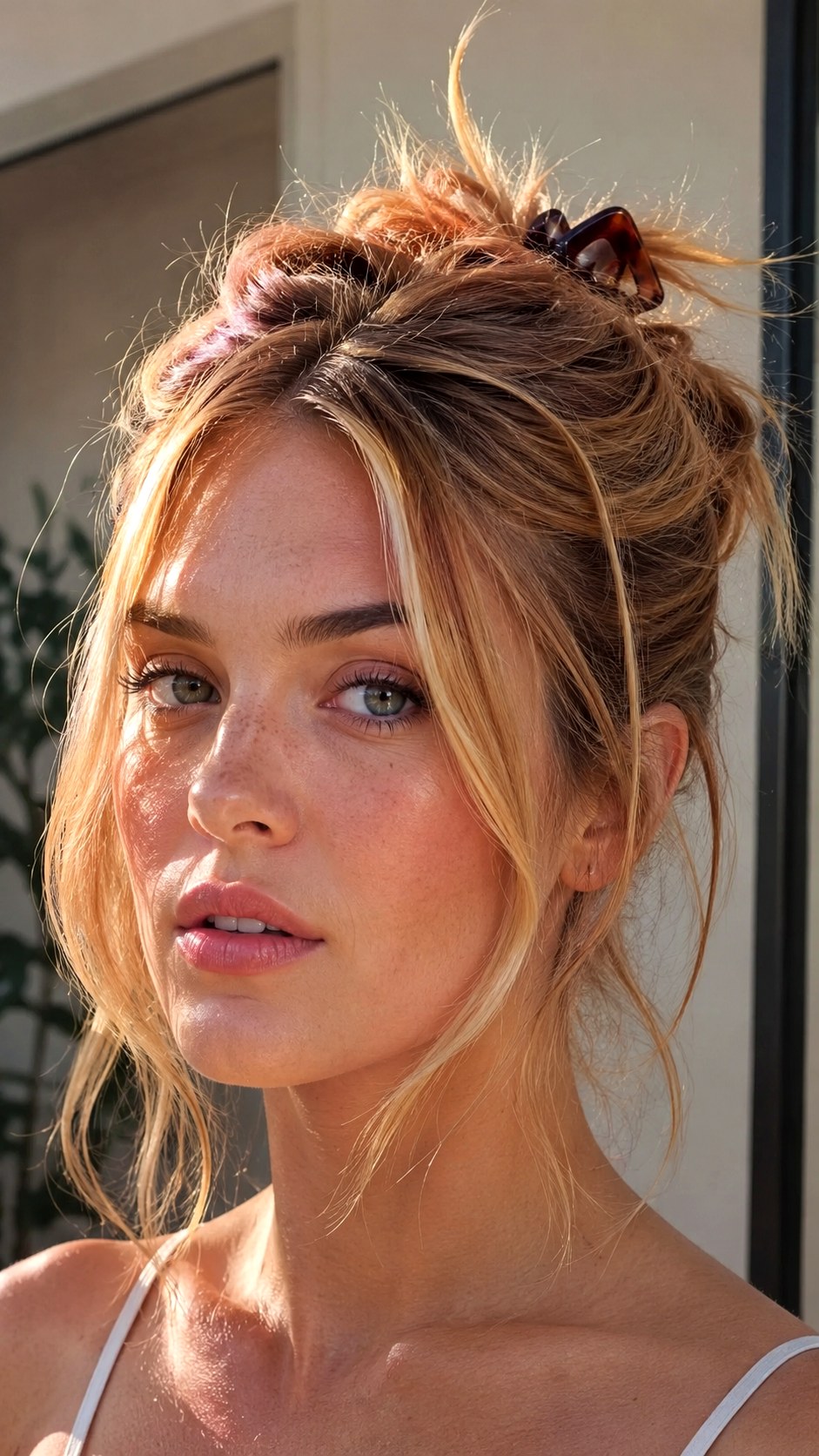 Half Up Spiky Twisted Crown - 21 spiky claw hairstyle ideas