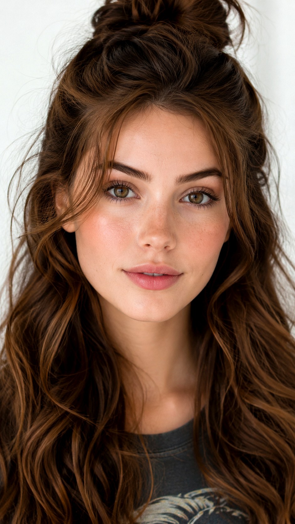Half Up Top Knot Convenience - 21 bun hairstyle ideas