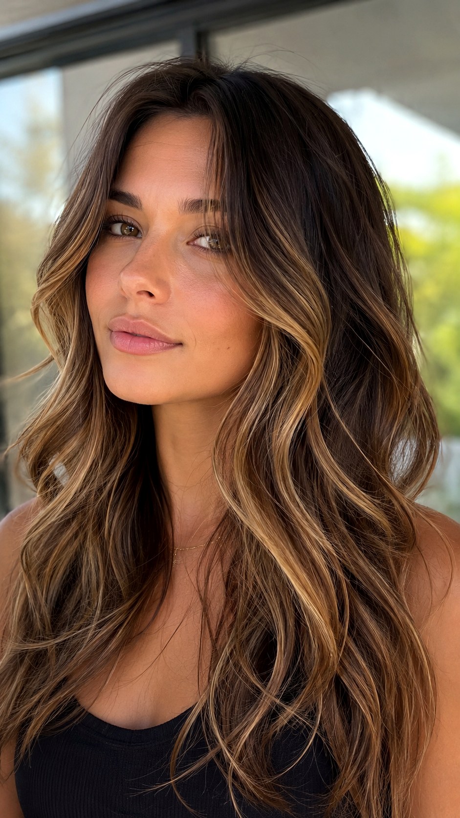 Hazelnut Base Soft Balayage - 25 hair color for morena ideas