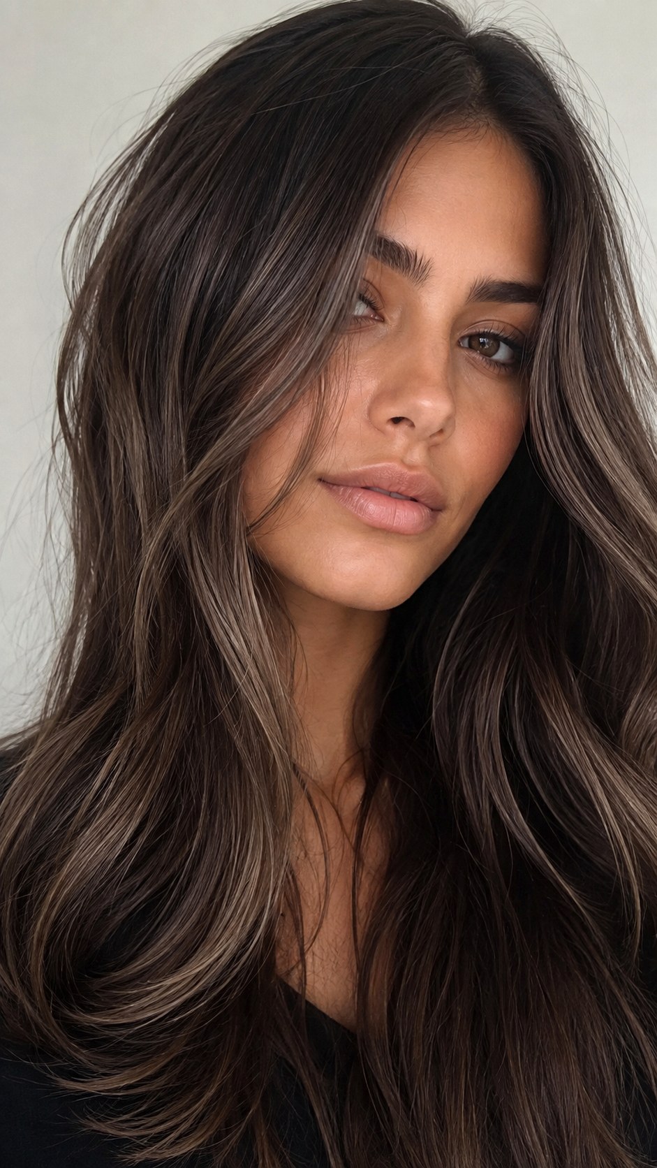 Iced Mocha Espresso Toned Shade - 25 brown hair color ideas
