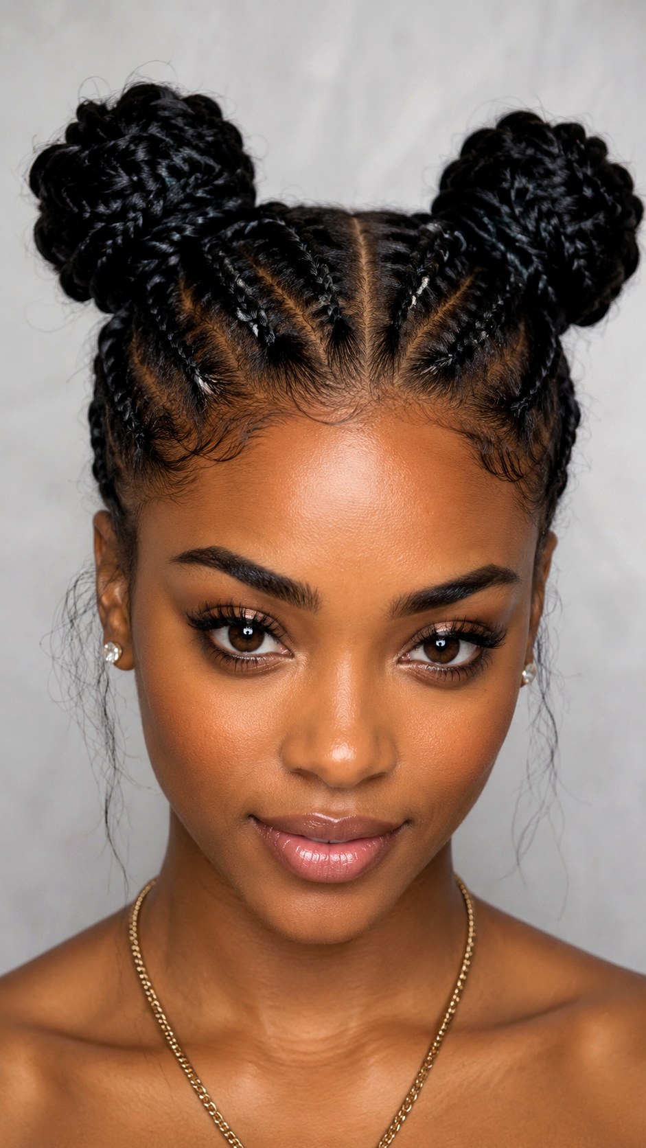 Intricate Braided Space Buns - 22 space bun hairstyle ideas