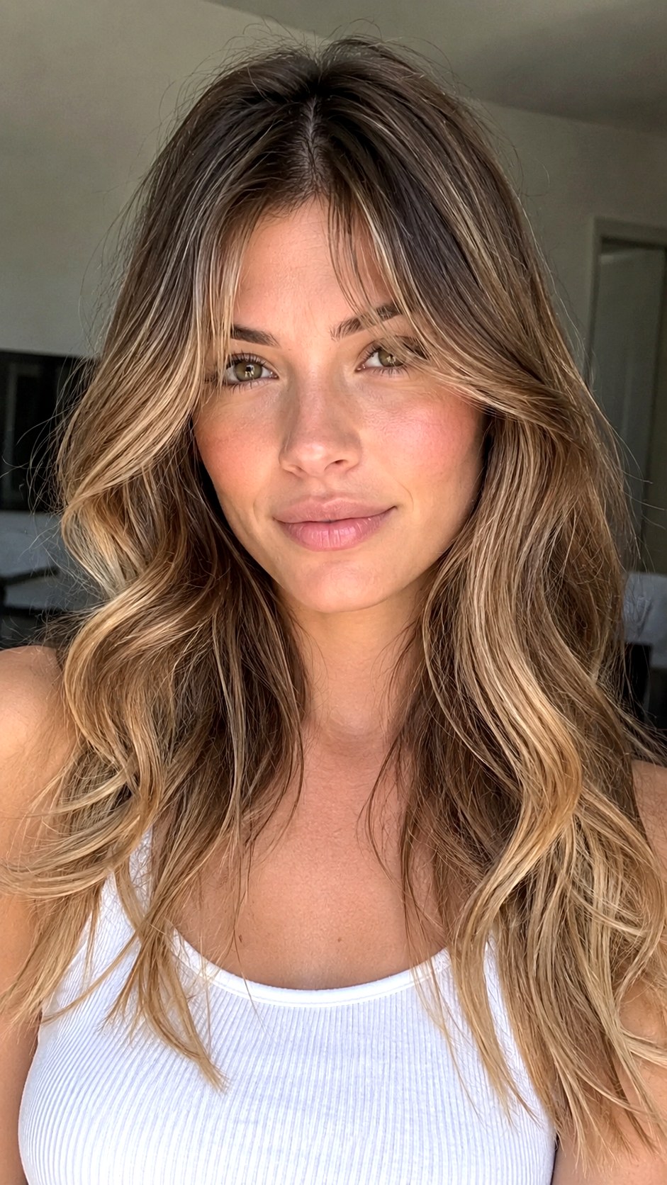 Lived In Sandy Brown Highlights - 20 brunette hair color highlights ideas