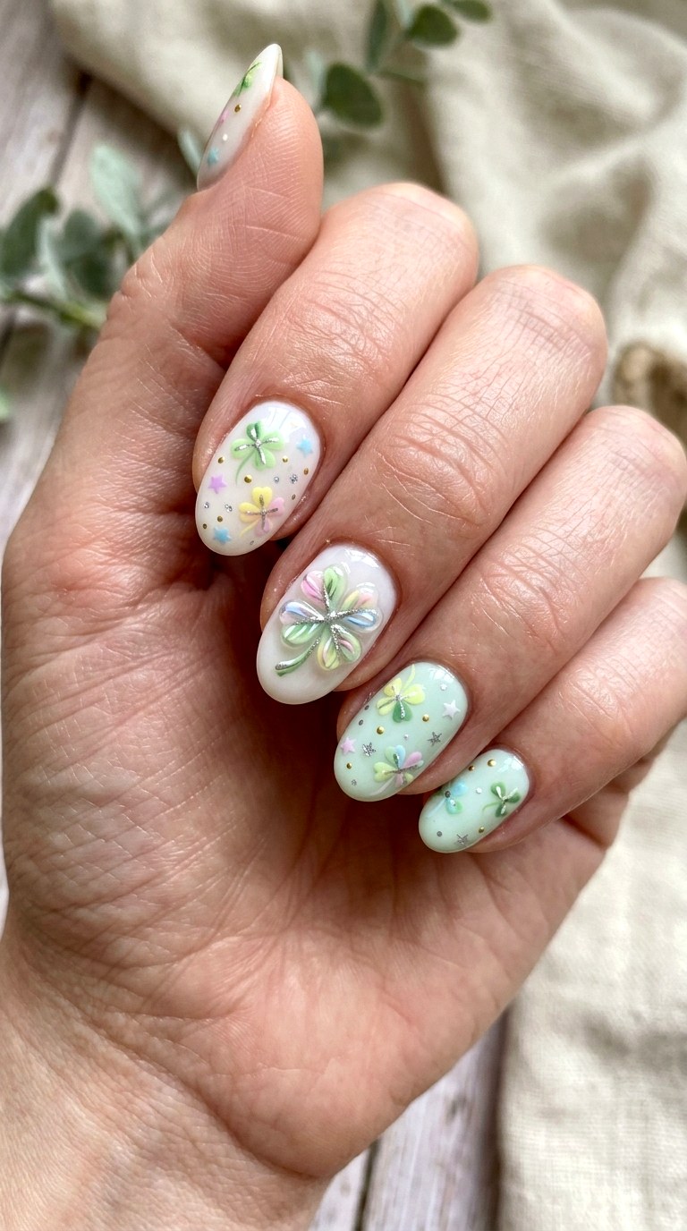 Magical Moon Garden Nails - 23 handmade wish core nail ideas