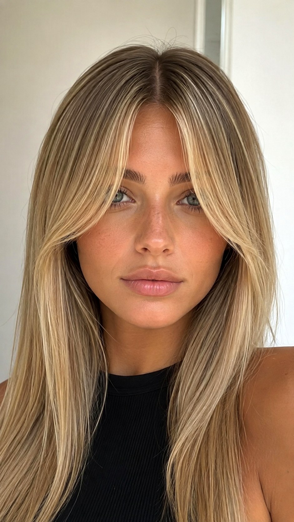 Middle Part Curtain Bangs - 24 Face Framing Curtain Bangs Ideas