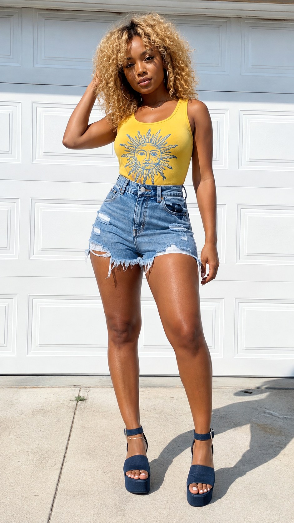 Mini Bag And Denim Shorts Look - 20 Y2K Alternative Fashion outfit Ideas