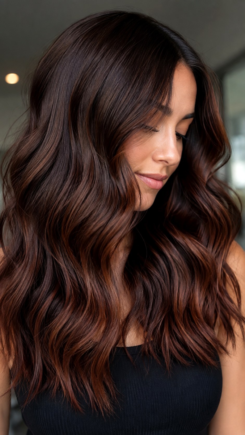 Mocha Mahogany Melt highlights - 24 vivid hair color highlights ideas