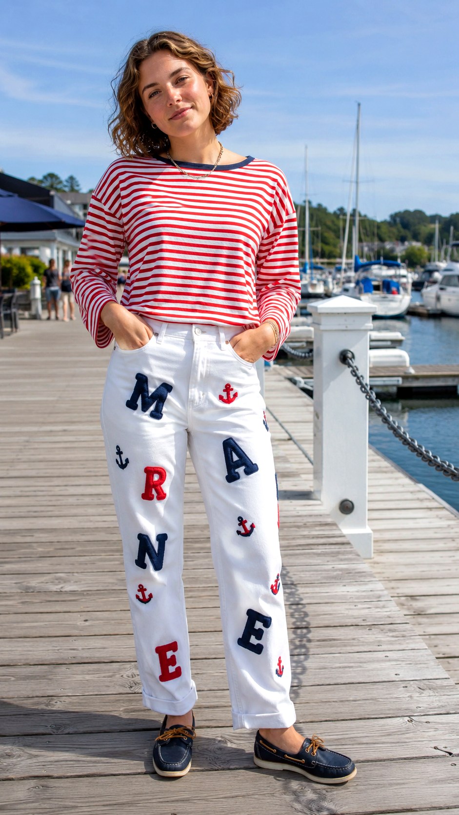 Nautical Anchor Theme - 20 puffy paint bubble letter jeans ideas
