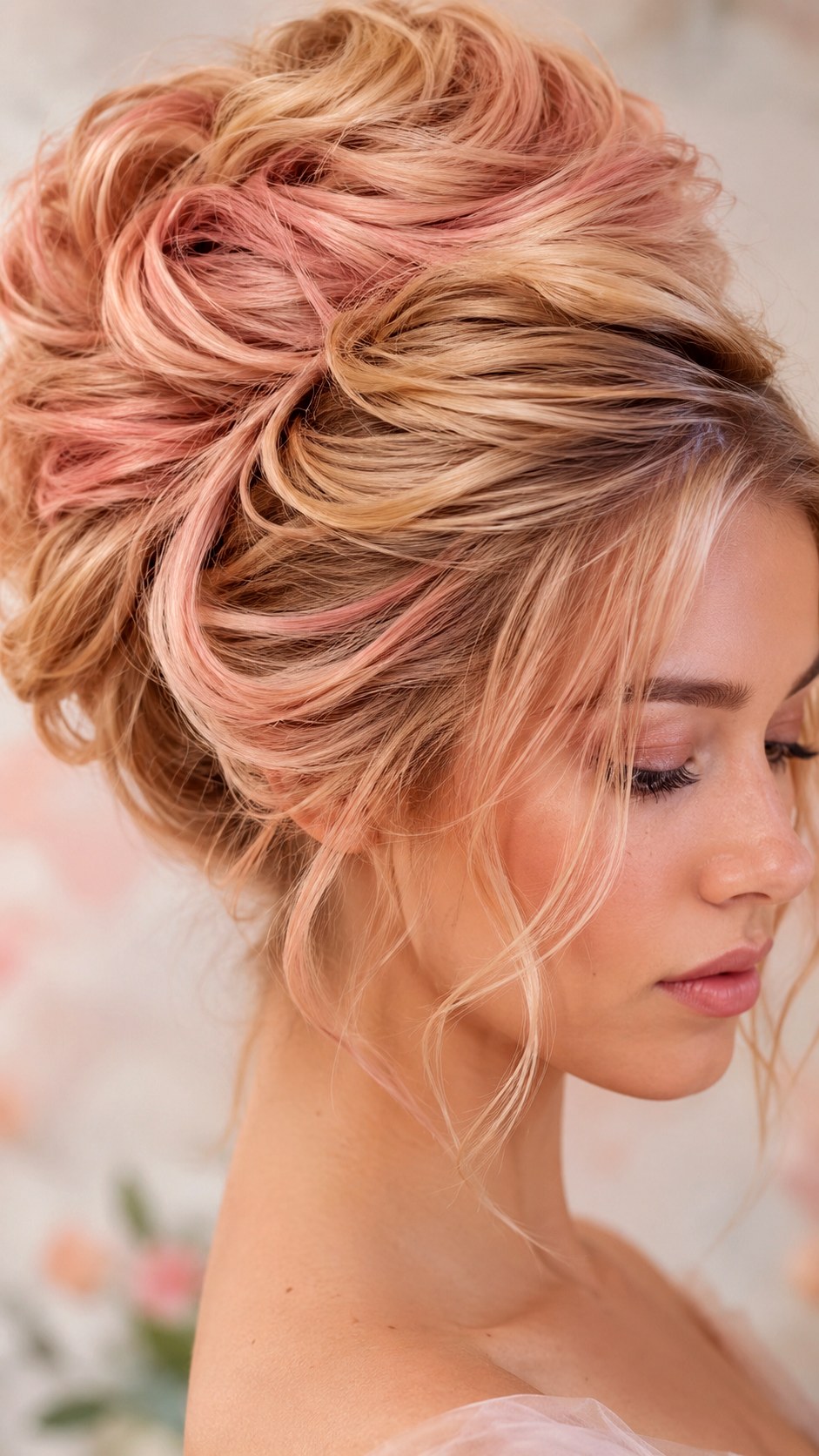 Pastel Peach Rose Watercolor - 20 red hair color ideas