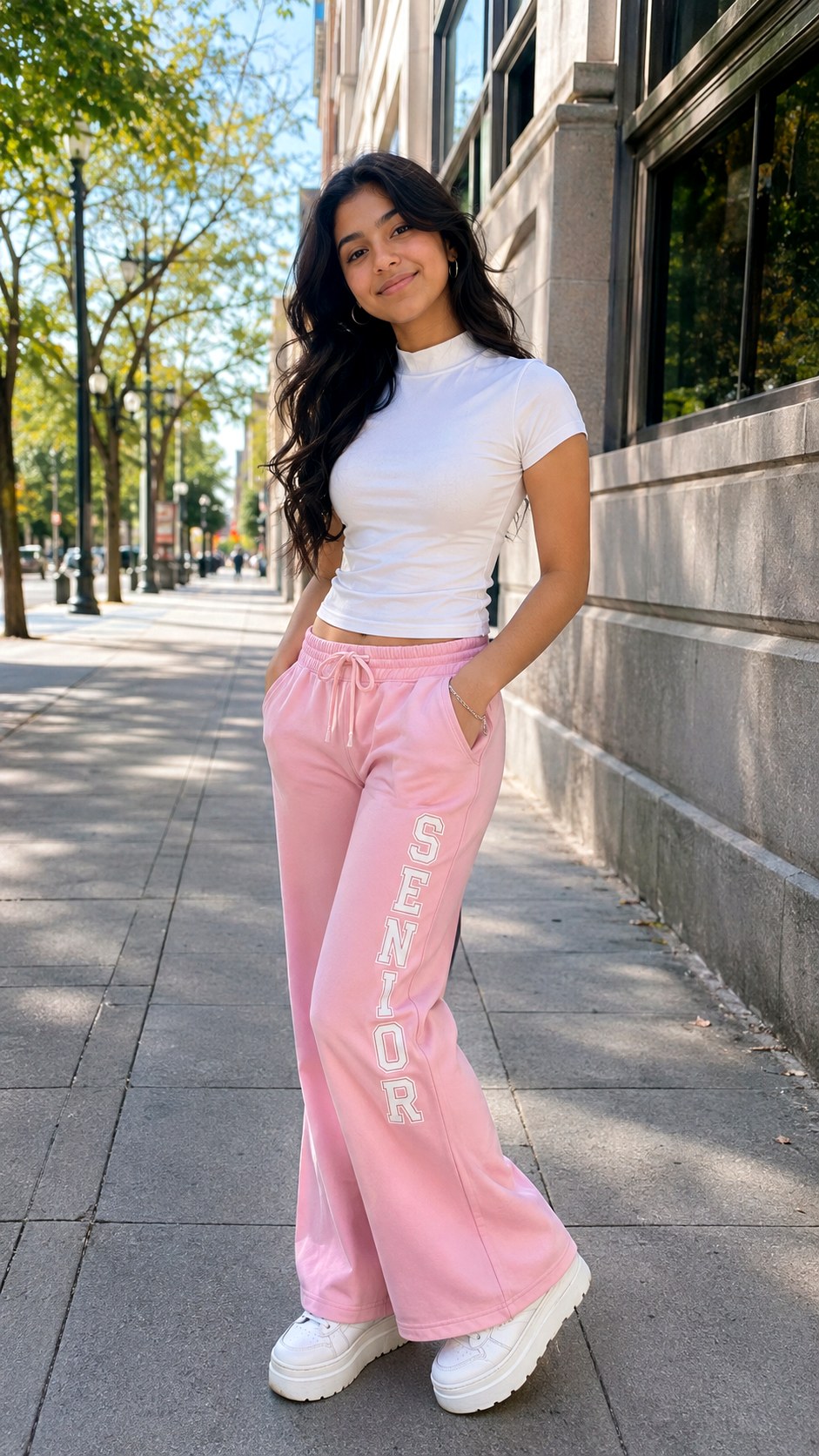 Pastel Pink Flare Senior Pants - 23 pastel color scheme senior pants ideas