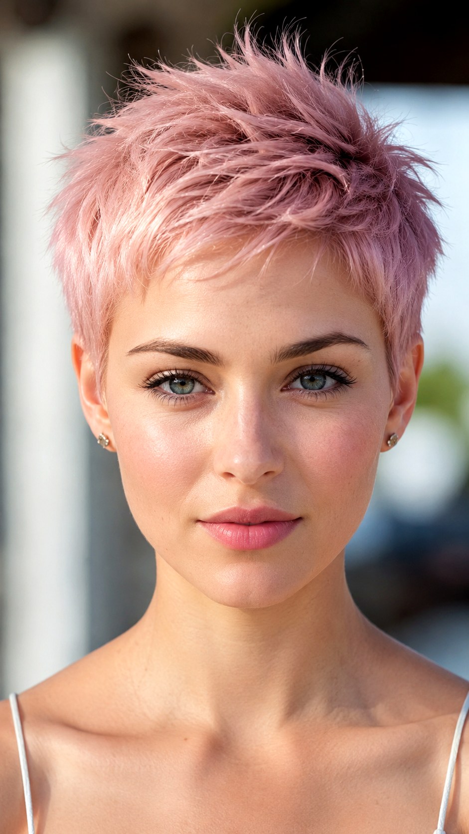 Pastel Pink Soft Spiky Pixie - 24 spiky hairstyle ideas