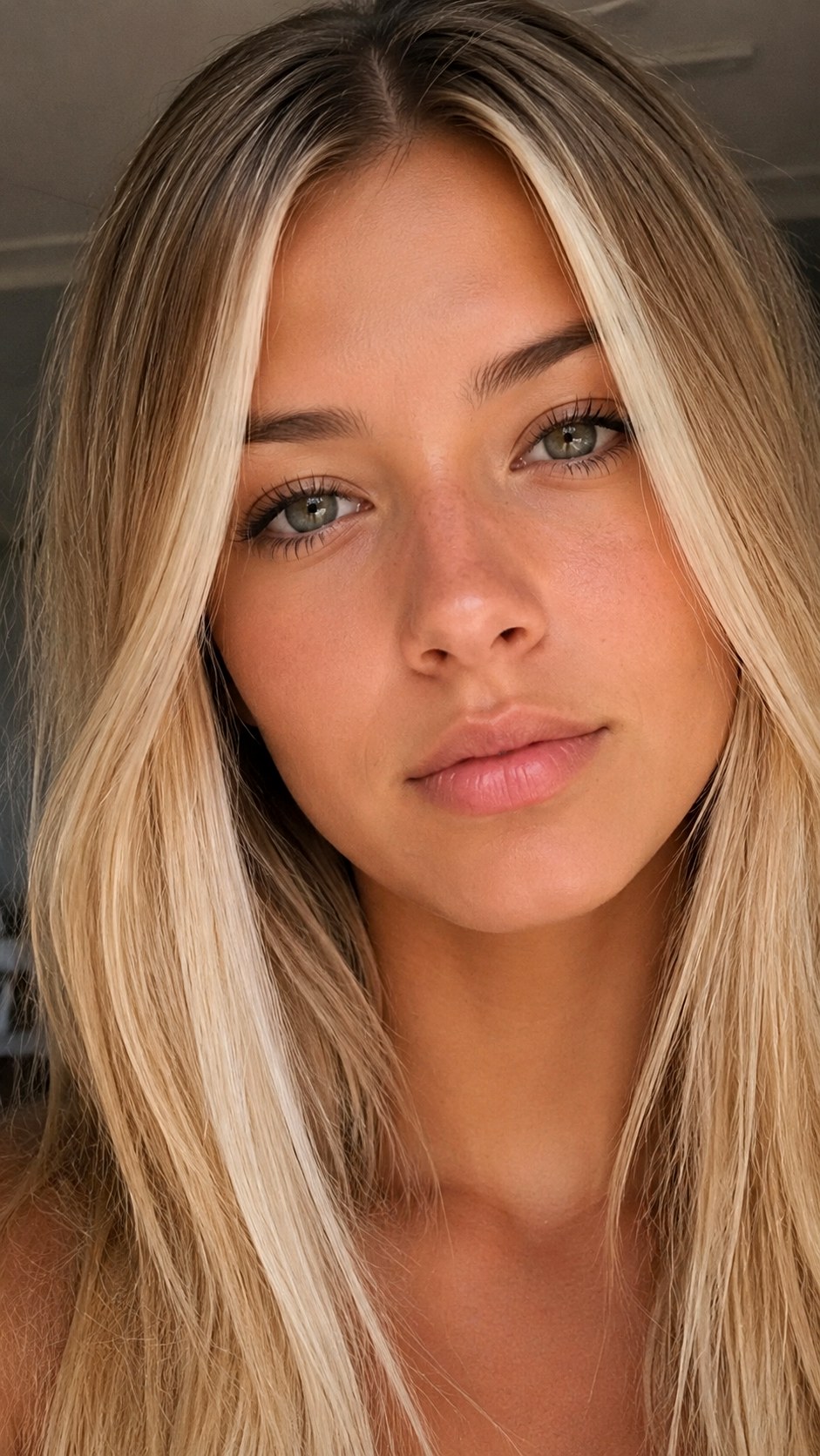 Pearl Blonde Money Piece - 21 blonde hair color highlights ideas