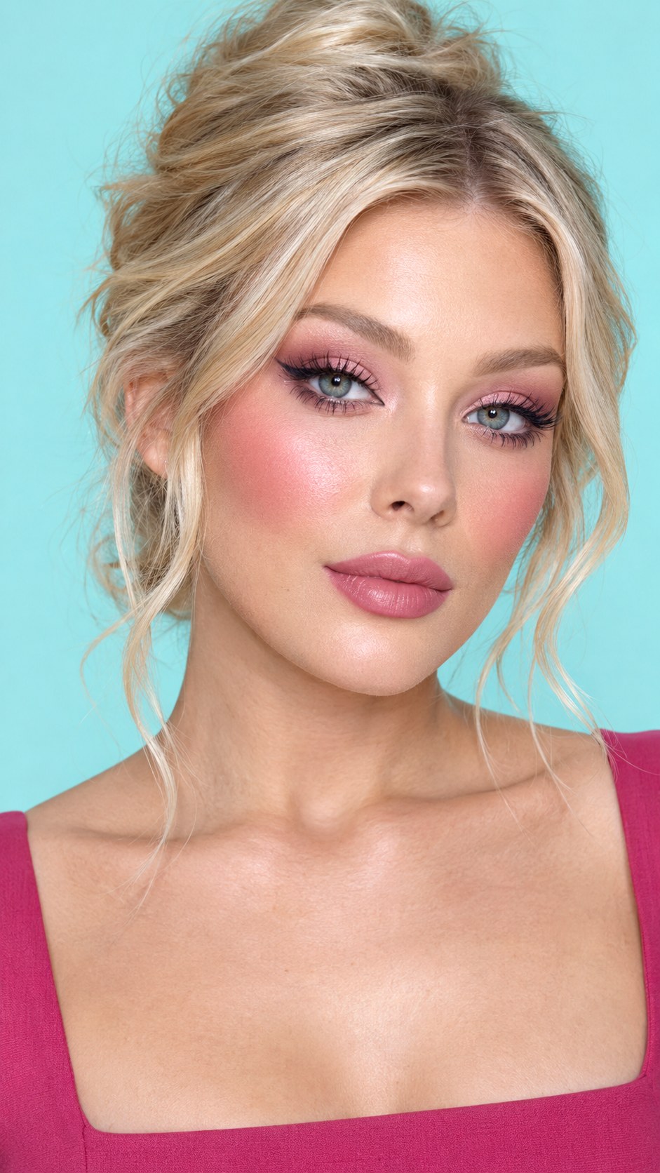 Pink Makeup With Fluttery Eyelashes - 22 eyelash perfect make up ideas