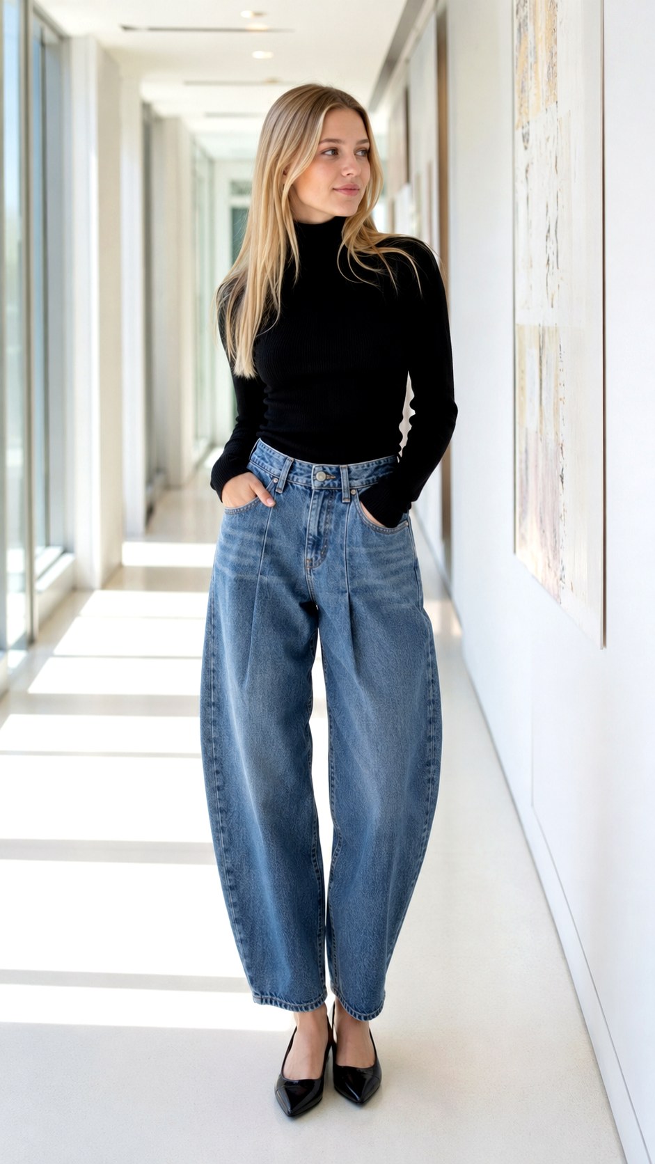 Pleated Barrel Senior Jeans Silhouettes - 25 senior jeans 2027 ideas