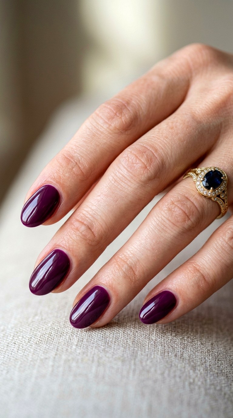 Purple Haze Halloween Nails - 23 simple halloween nail ideas