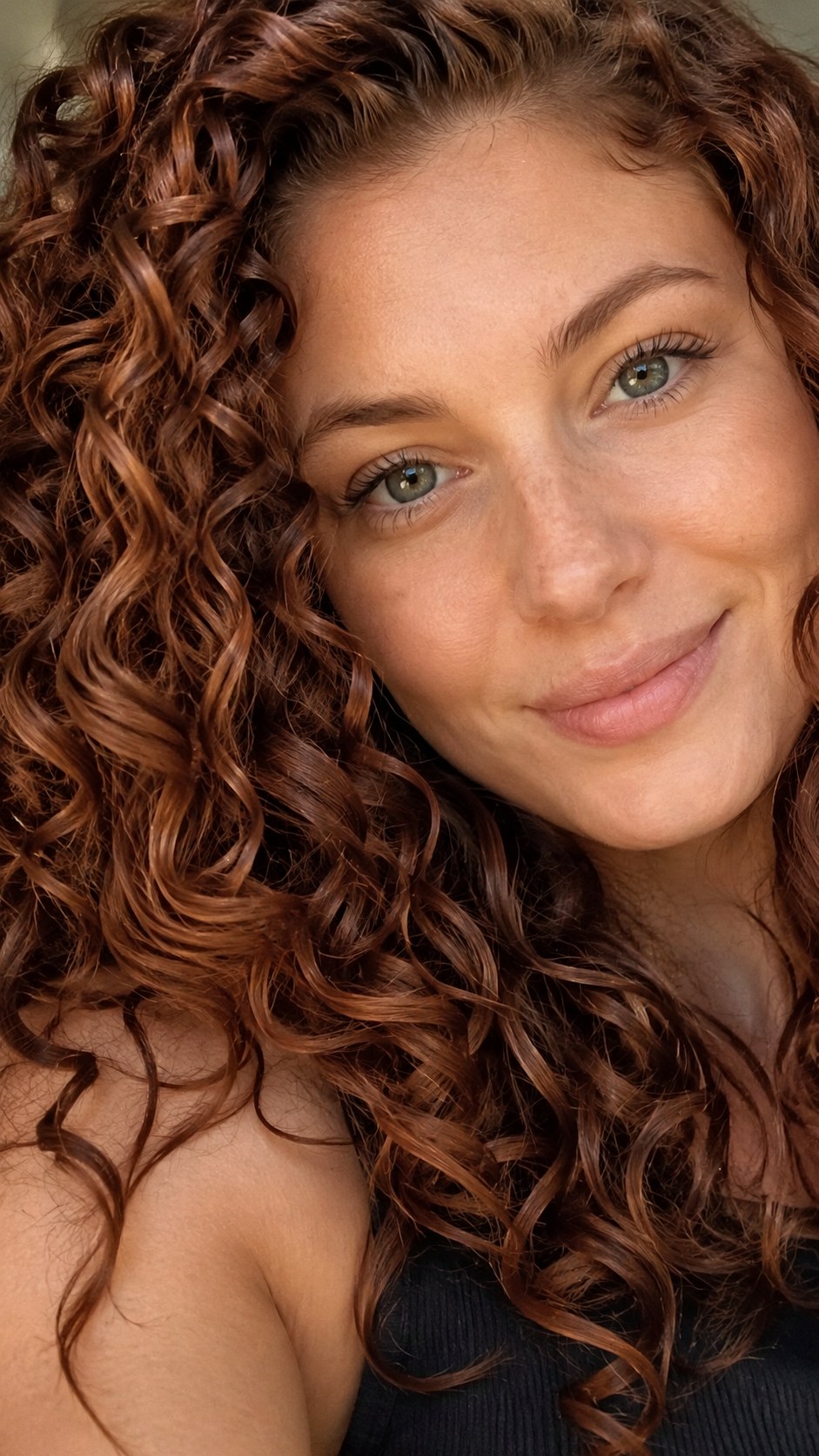Rich Auburn Chestnut Spiral Curls - 20 red hair color ideas