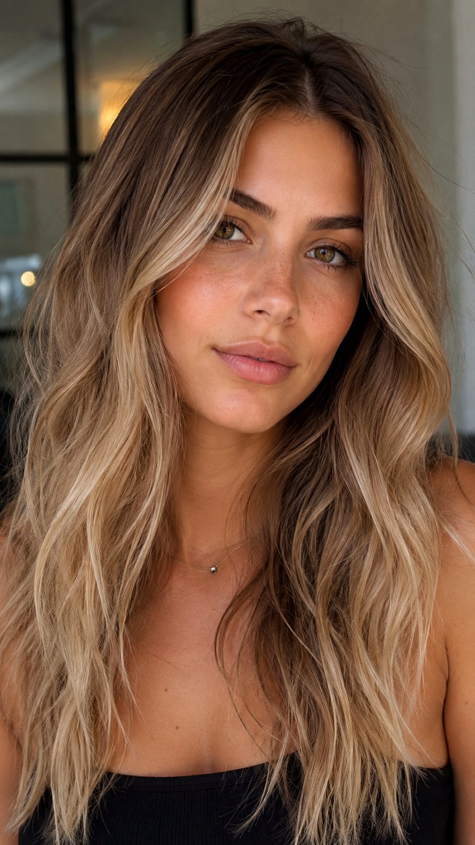 Sandy Beige Balayage highlights - 24 vivid hair color highlights ideas