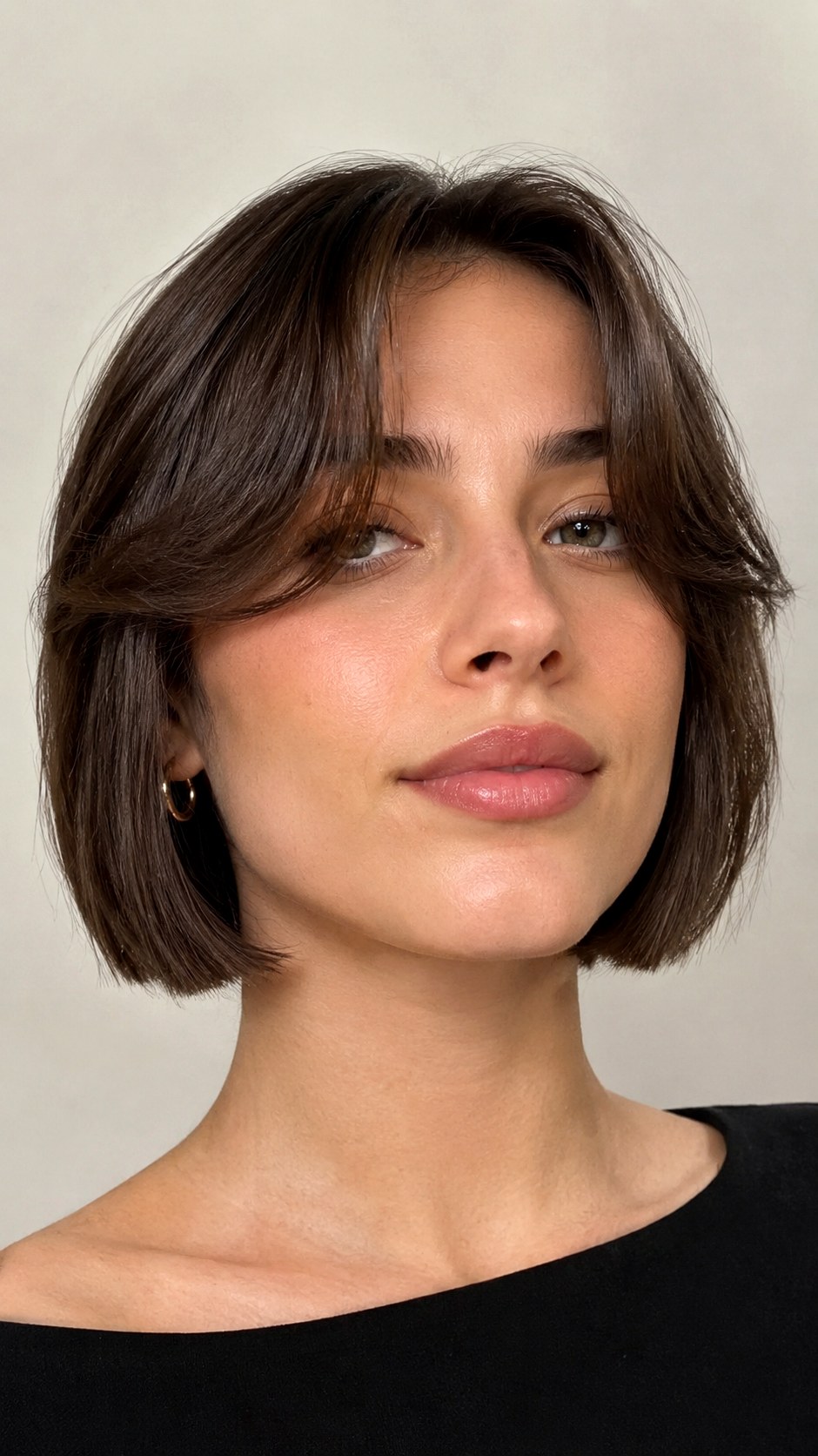 Short Bob Curtain Bangs - 24 Face Framing Curtain Bangs Ideas