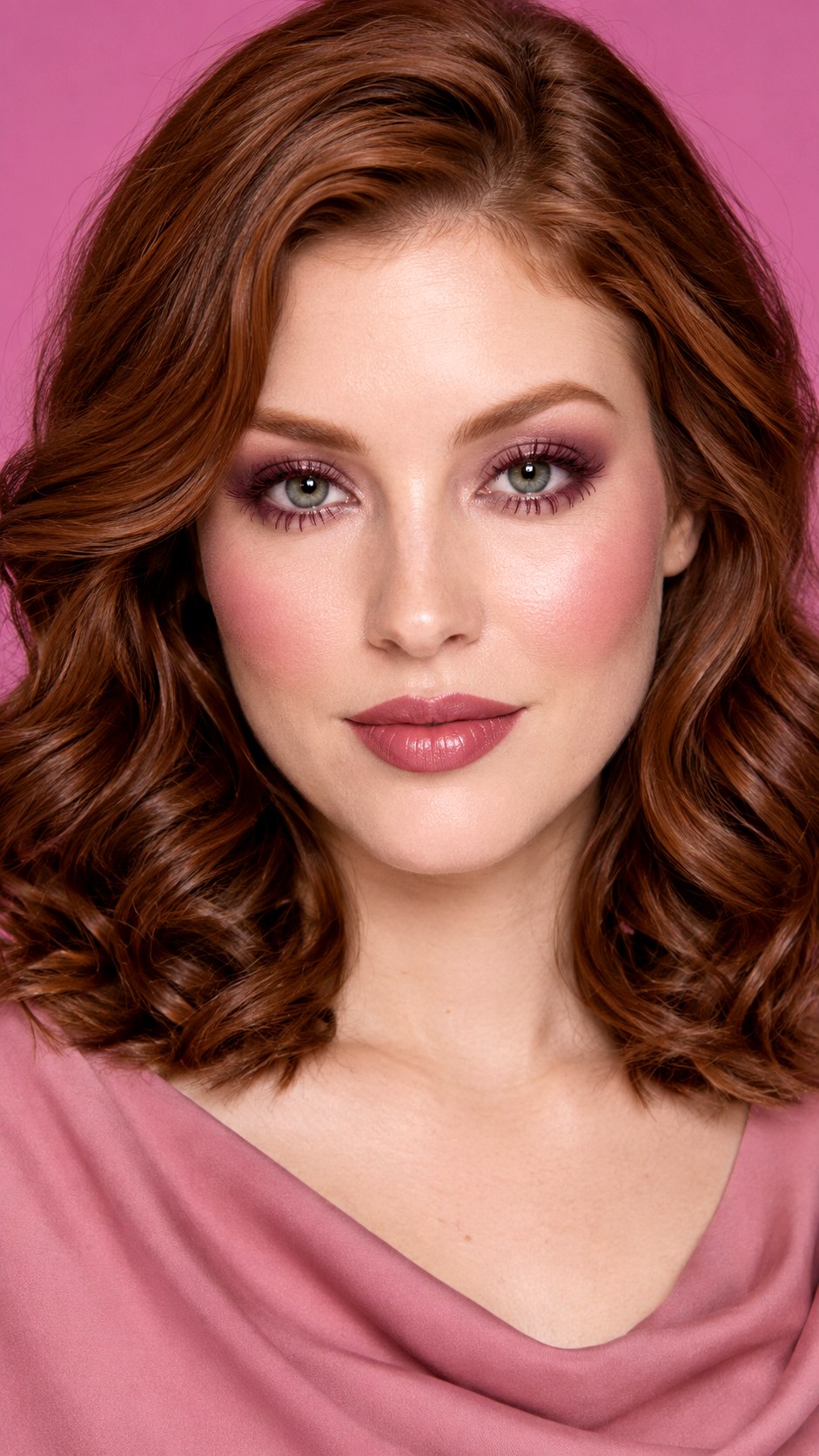 Soft Brows and Burgundy Lashes - 21 eyebrow and eyelash makeup ideas