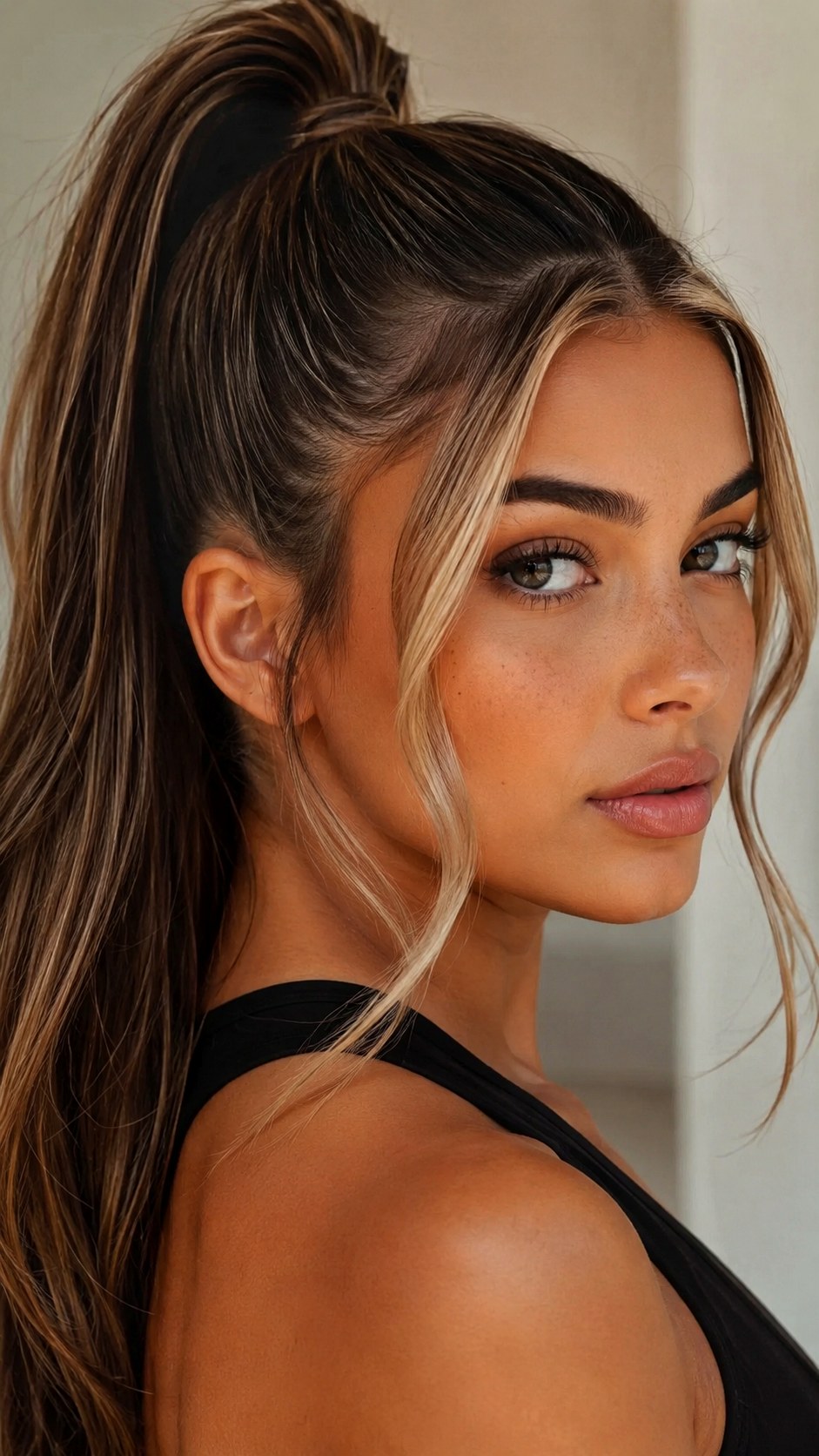 Soft Mocha Money Piece Frame - 20 brunette hair color highlights ideas