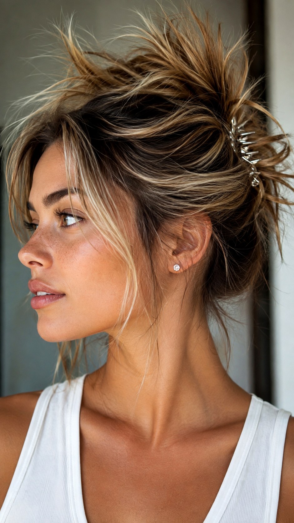 Spiky Fishtail Claw Clip Style - 21 spiky claw hairstyle ideas