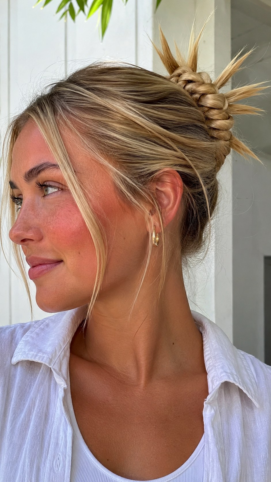 Spiky Twisted Rope Claw Clip - 21 spiky claw hairstyle ideas