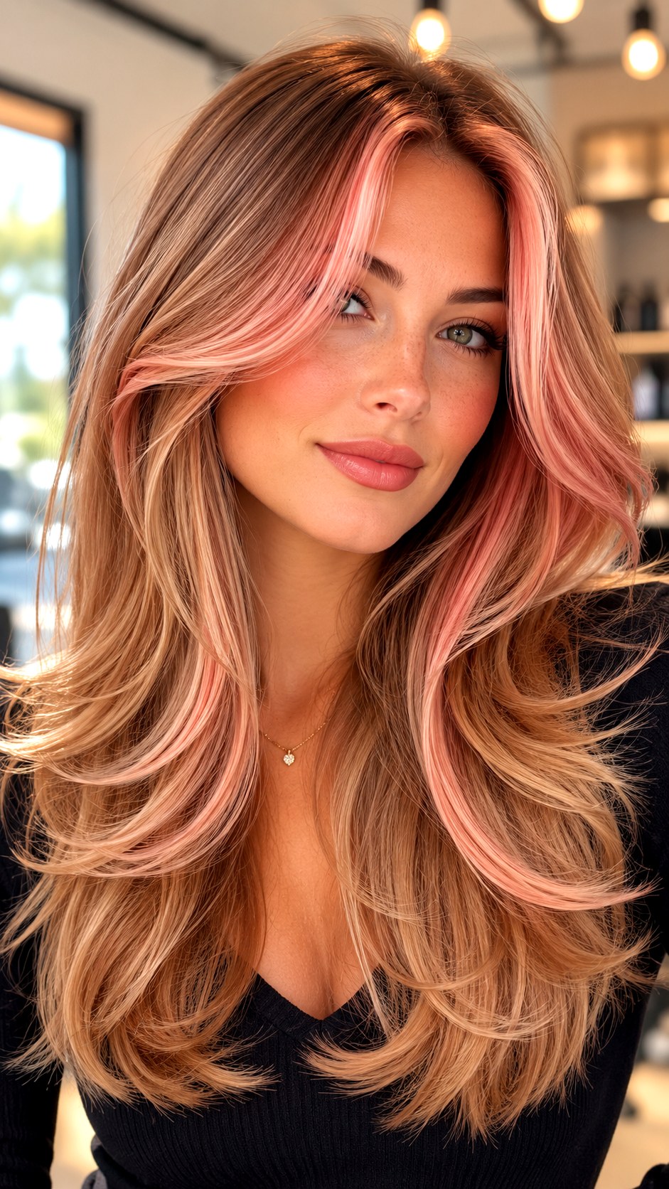 Strawberry Blonde Money Piece - 22 red hair color highlights ideas