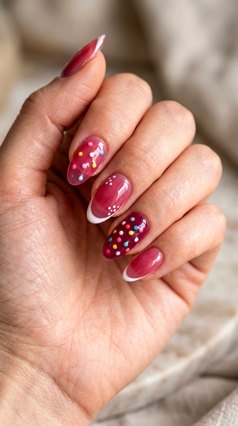 Sweet Tart Jelly Nails - 22 sweet tart nail ideas