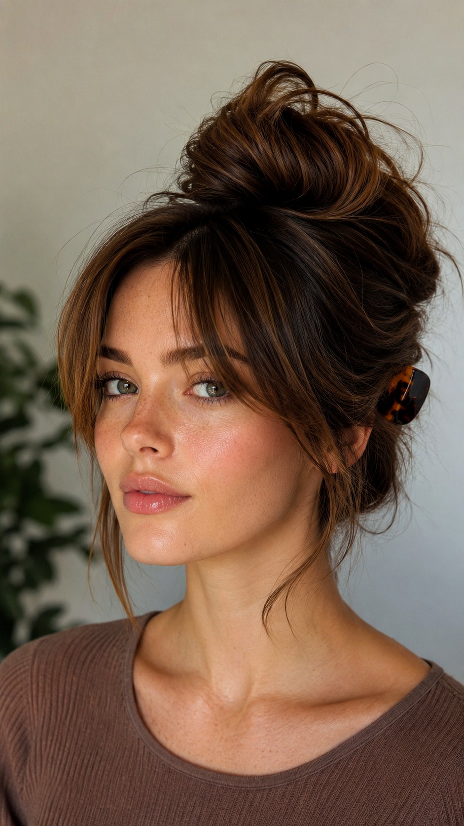 Textured Spiky Crown Roll - 21 spiky claw hairstyle ideas
