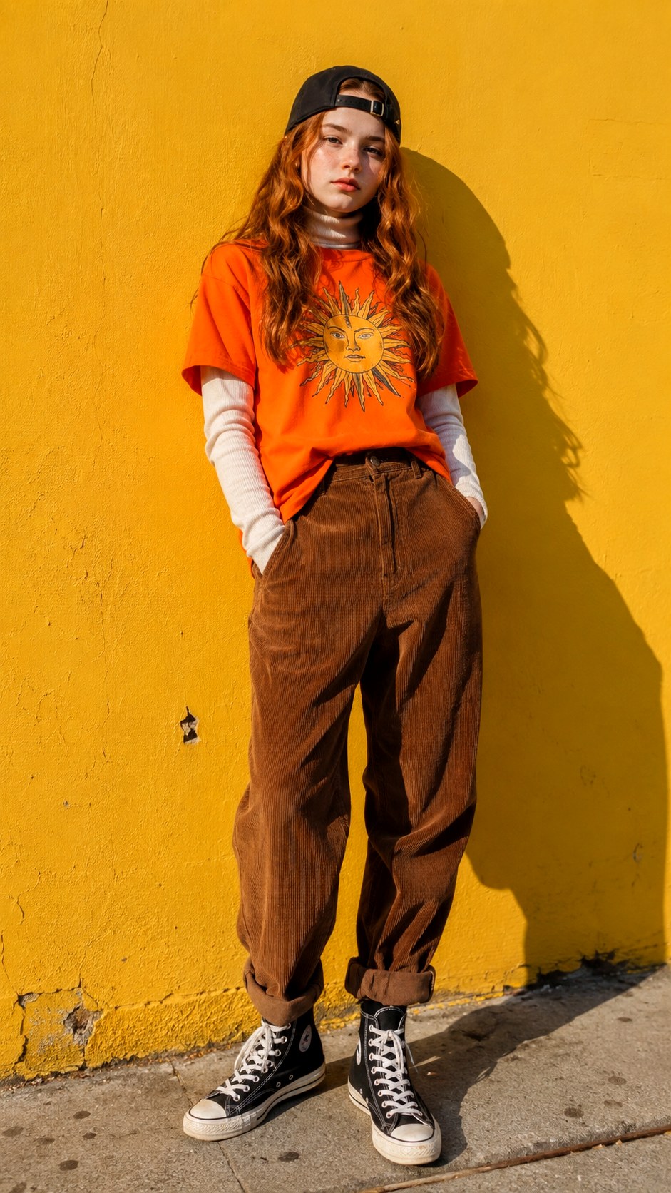 Turtleneck Under Graphic Tee - 25 Indie Aesthetic Outfits Ideas