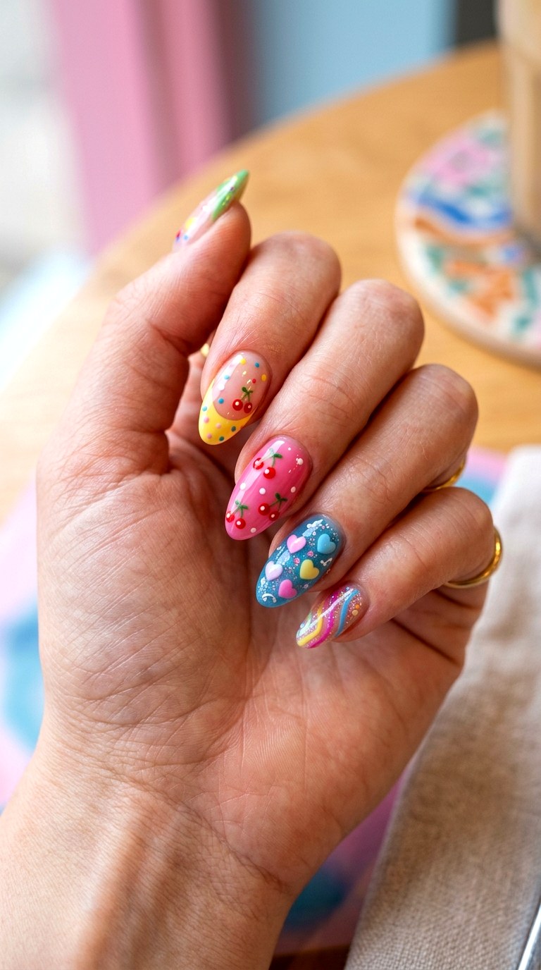 Ultimate Sweet Tart Mix - 22 sweet tart nail ideas