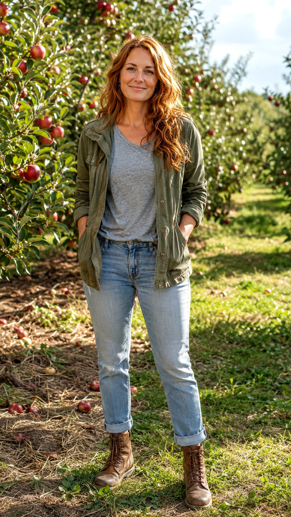 Utility Jacket Light Wash Jeans Combo - 25 Light Wash Jeans Outfit Ideas