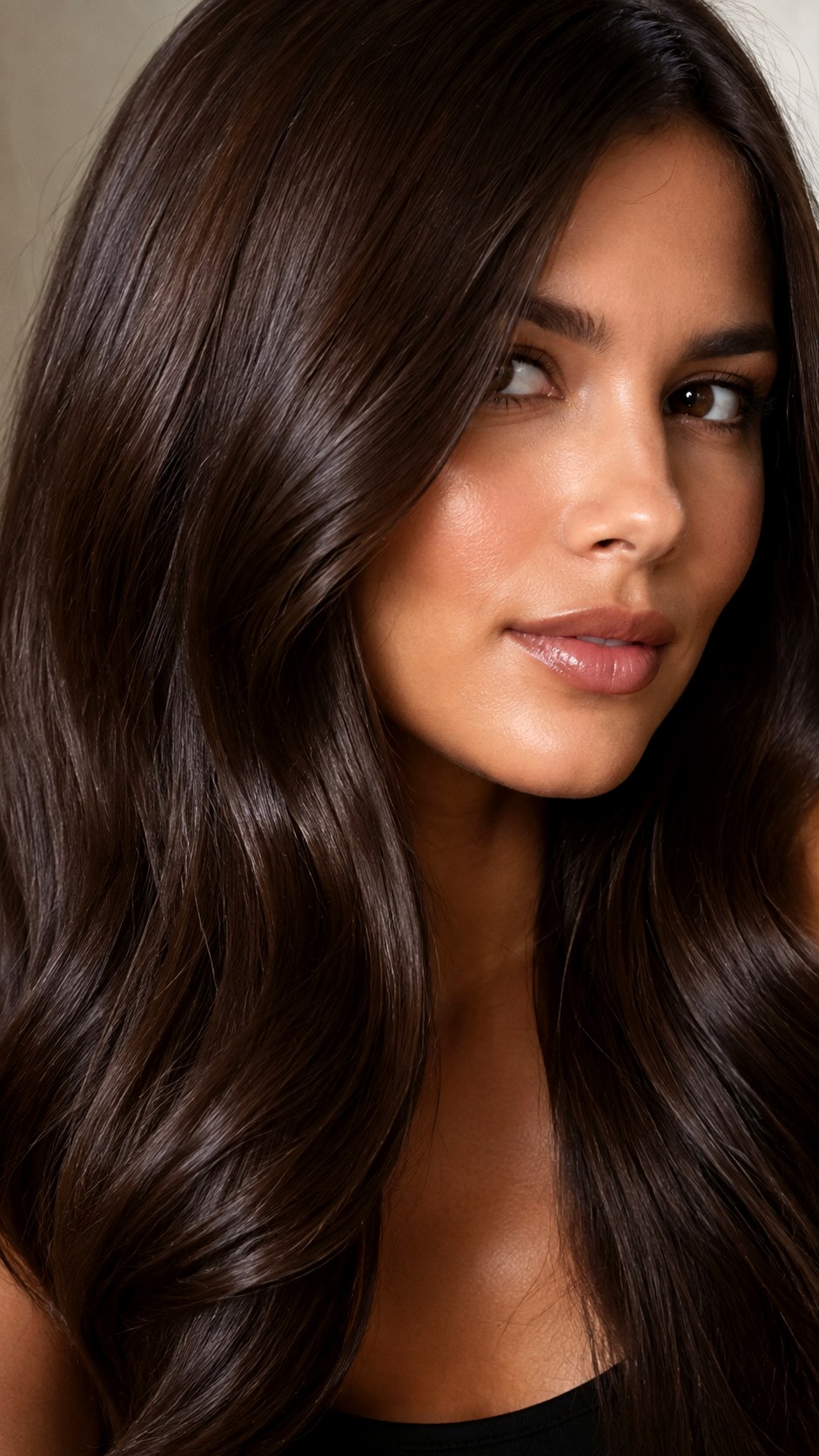 Velvety Rich Cocoa Base Color - 25 brown hair color ideas