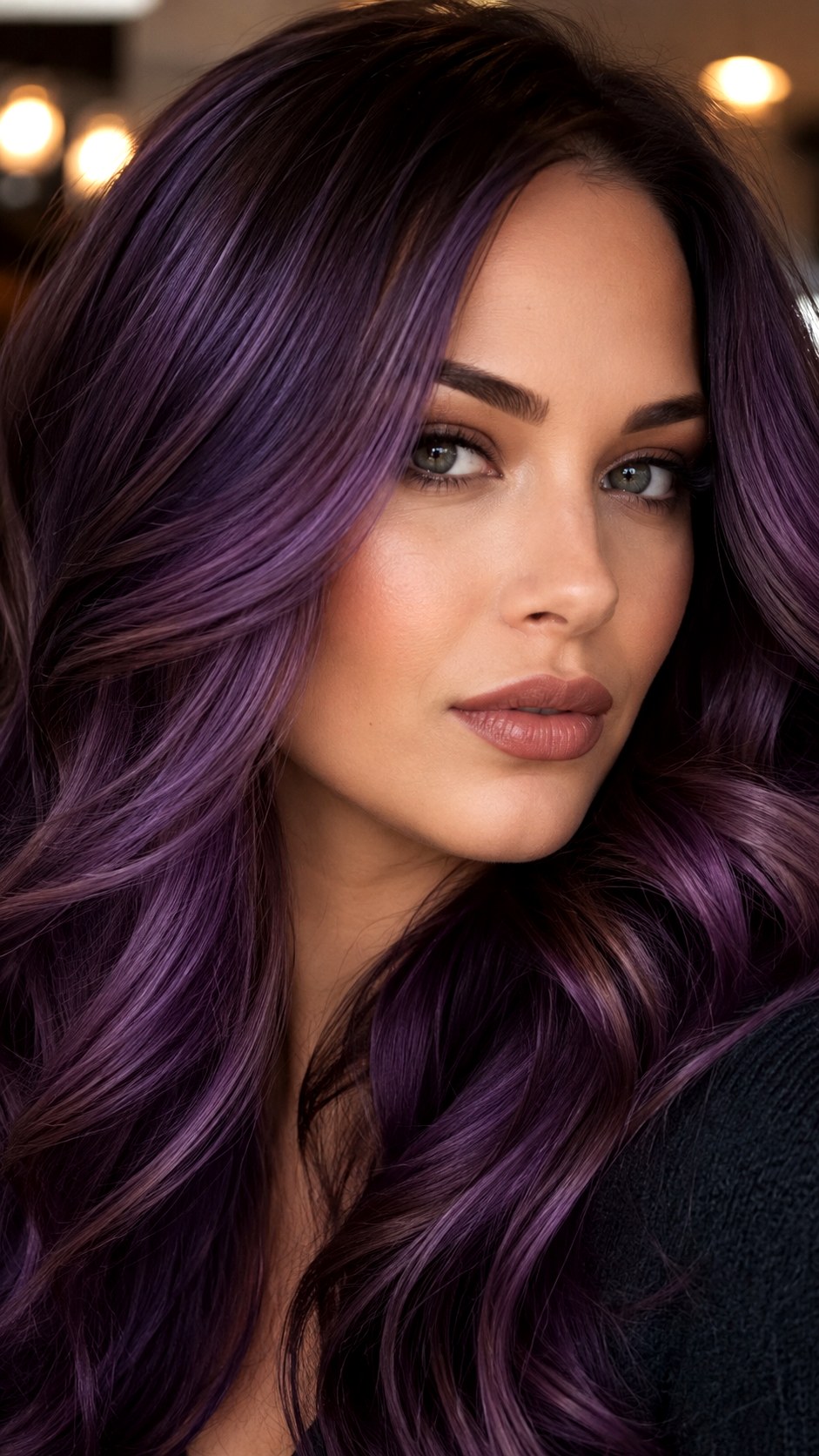 Violet Ash Tonal Correction - 25 hair color for morena ideas