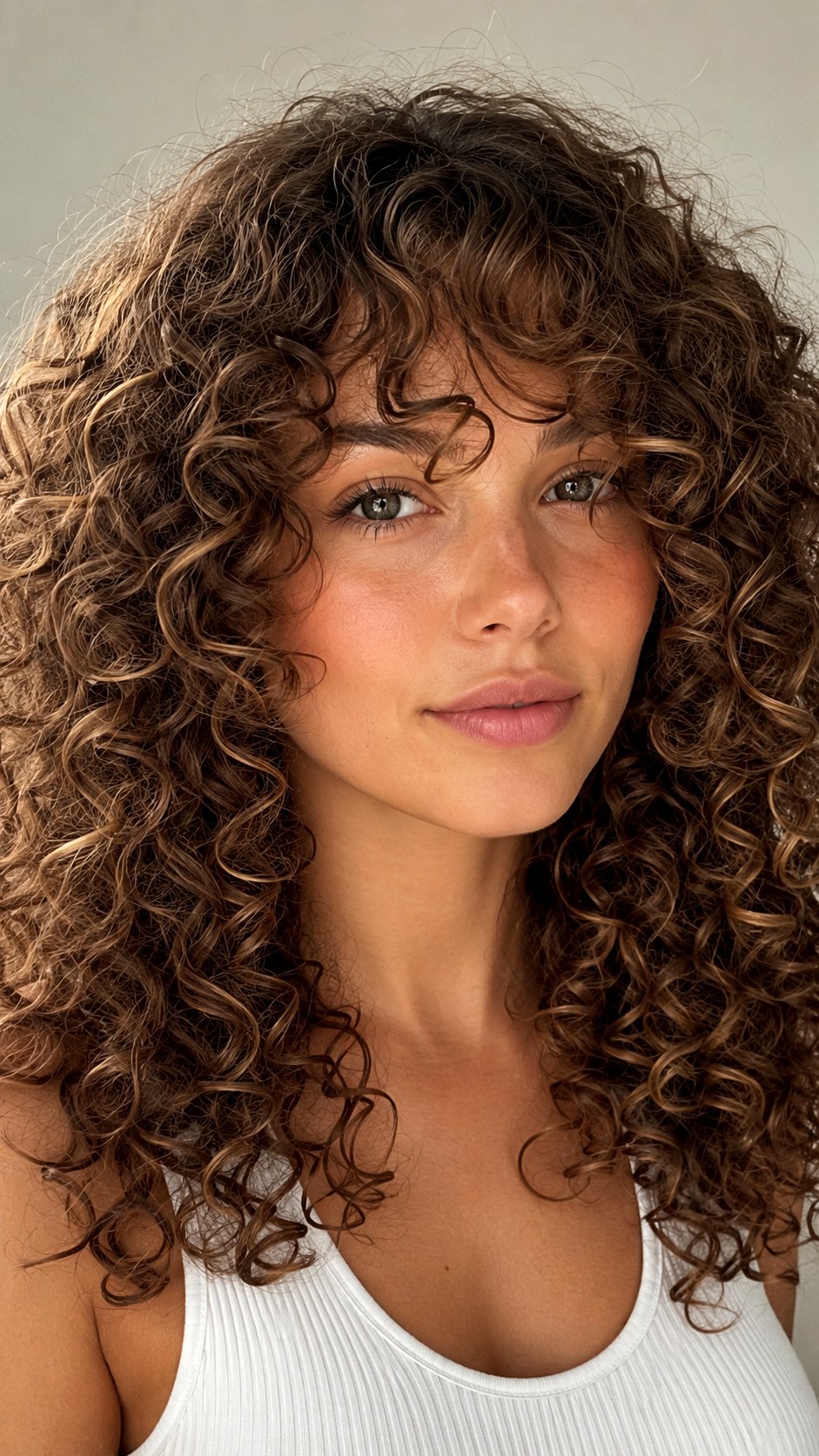 Voluminous Curly Curtain Bangs - 20 Wispy Curtain Bangs Long Hair Ideas